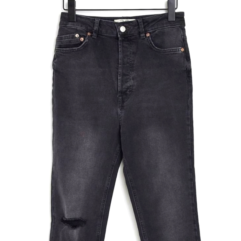 We the Free by Free People Zuri Mom jeans in washed black